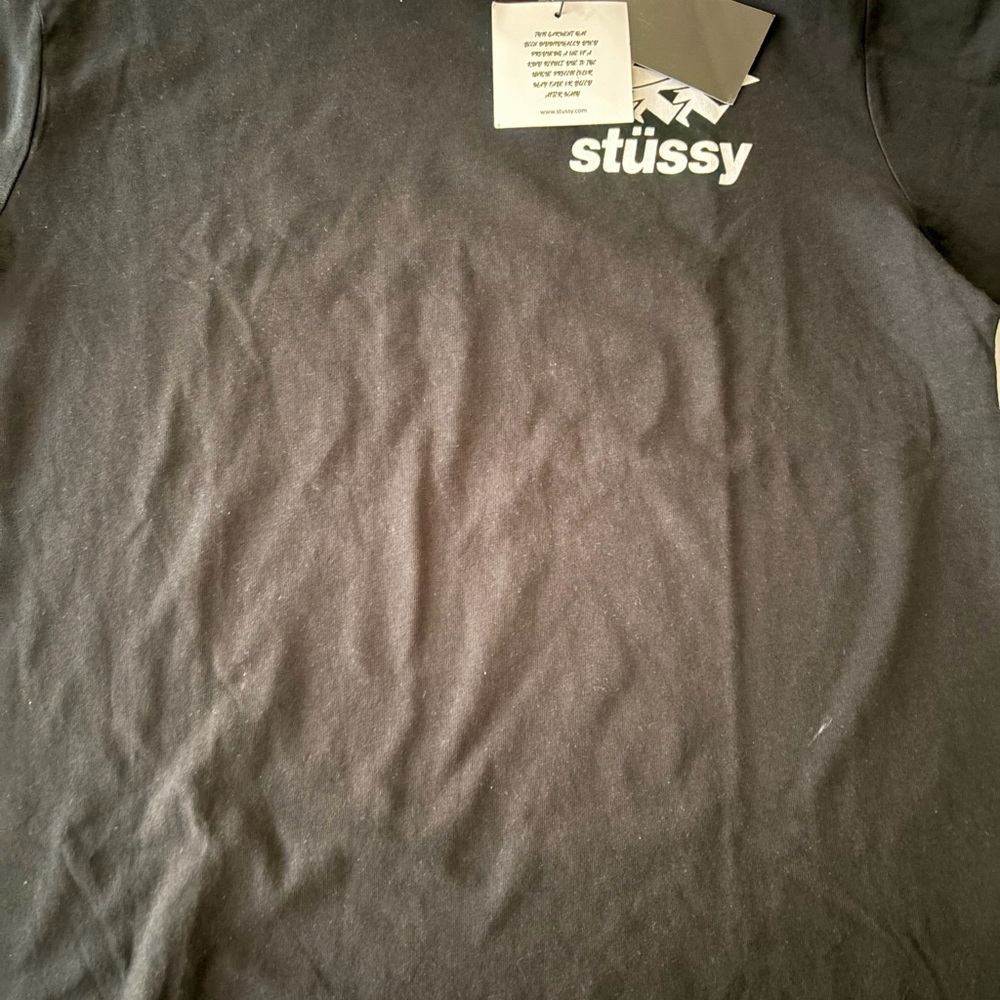 Stussy Black Short-Sleeve Tee